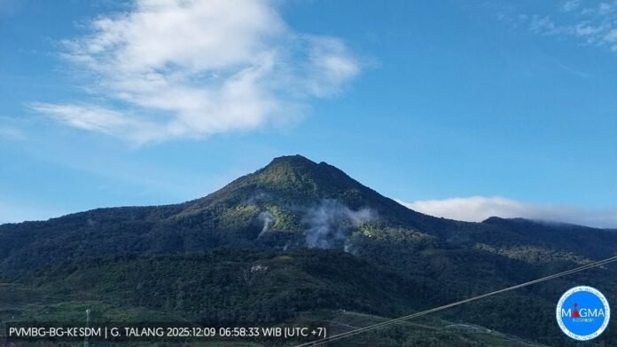 Gunung Talang Naik Status Waspada, Dipicu Gempa Tektonik Solok